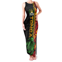 Personalised Tonga Emancipation Day Family Matching Tank Maxi Dress and Hawaiian Shirt Puleanga Fakatui O Since 1970 LT9 Mom's Dress Red - Polynesian Pride