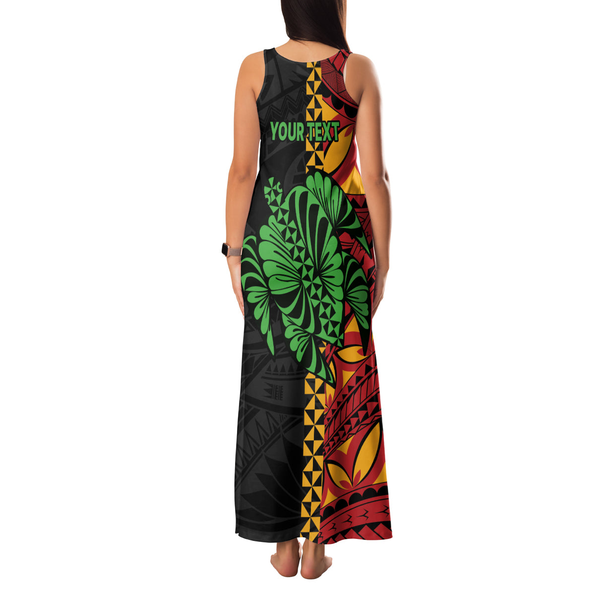 Personalised Tonga Emancipation Day Family Matching Tank Maxi Dress and Hawaiian Shirt Puleanga Fakatui O Since 1970 LT9 - Polynesian Pride