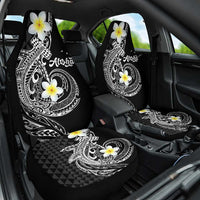 Aloha Hammerhead Shark Car Seat Cover Black Hawaiian Kakau Tribal Tattoo LT9 One Size Black - Polynesian Pride