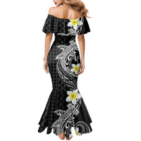 Aloha Hammerhead Shark Mermaid Dress Black Hawaiian Kakau Tribal Tattoo LT9 - Polynesian Pride