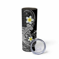 Aloha Hammerhead Shark Skinny Tumbler Black Hawaiian Kakau Tribal Tattoo LT9 - Polynesian Pride