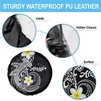 Aloha Hammerhead Shark Spare Tire Cover Black Hawaiian Kakau Tribal Tattoo LT9 - Polynesian Pride