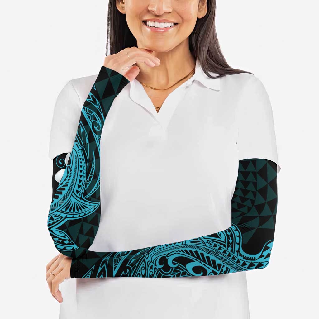 Aloha Hammerhead Shark Arm Sleeves Calypso Hawaiian Kakau Tribal Tattoo - Polynesian Pride