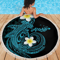 Aloha Hammerhead Shark Beach Blanket Calypso Hawaiian Kakau Tribal Tattoo LT9 - Polynesian Pride