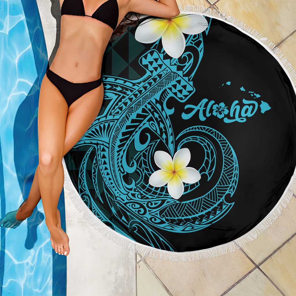 Aloha Hammerhead Shark Beach Blanket Calypso Hawaiian Kakau Tribal Tattoo LT9 - Polynesian Pride