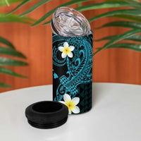 Aloha Hammerhead Shark 4 in 1 Can Cooler Tumbler Calypso Hawaiian Kakau Tribal Tattoo LT9 - Polynesian Pride