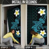 Aloha Hammerhead Shark Door Cover Calypso Hawaiian Kakau Tribal Tattoo LT9 - Polynesian Pride