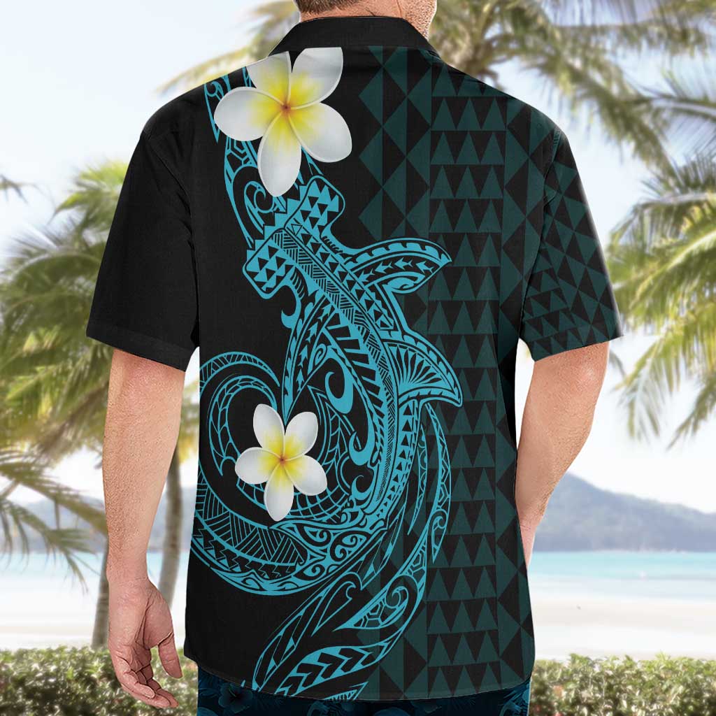 Aloha Hammerhead Shark Hawaiian Shirt Calypso Hawaiian Kakau Tribal Tattoo LT9 - Polynesian Pride