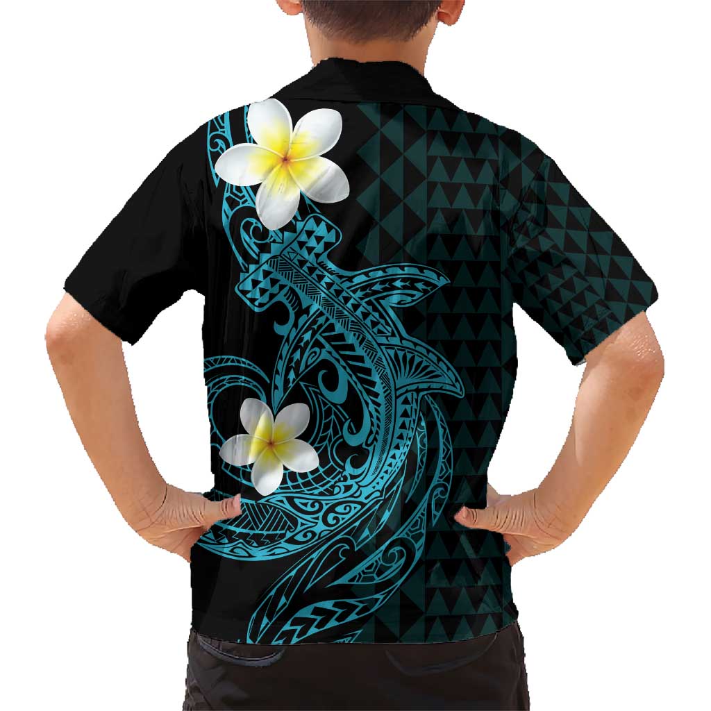 Aloha Hammerhead Shark Hawaiian Shirt Calypso Hawaiian Kakau Tribal Tattoo LT9 - Polynesian Pride