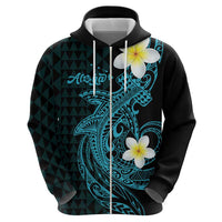 Aloha Hammerhead Shark Hoodie Calypso Hawaiian Kakau Tribal Tattoo LT9 - Polynesian Pride