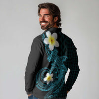 Aloha Hammerhead Shark Long Sleeve Polo Shirt Calypso Hawaiian Kakau Tribal Tattoo LT9 - Polynesian Pride