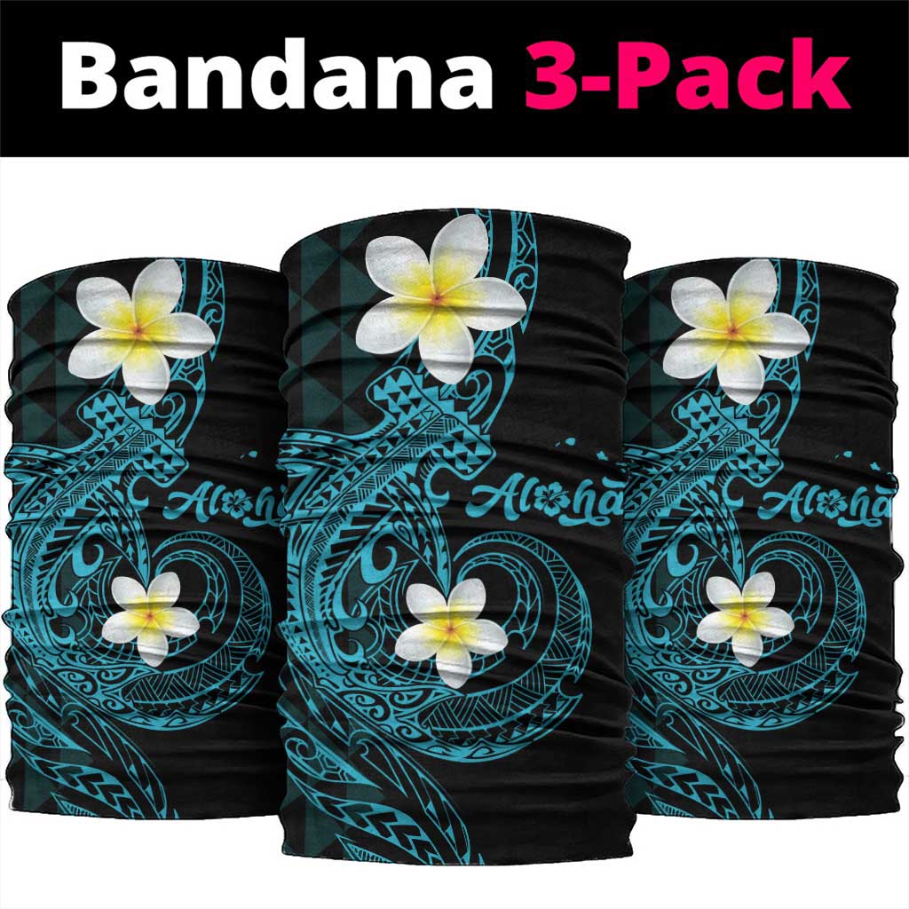 Aloha Hammerhead Shark Neck Gaiter Calypso Hawaiian Kakau Tribal Tattoo - Polynesian Pride