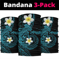 Aloha Hammerhead Shark Neck Gaiter Calypso Hawaiian Kakau Tribal Tattoo - Polynesian Pride