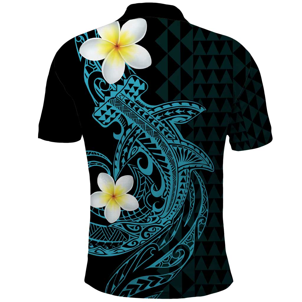 Aloha Hammerhead Shark Polo Shirt Calypso Hawaiian Kakau Tribal Tattoo LT9 - Polynesian Pride