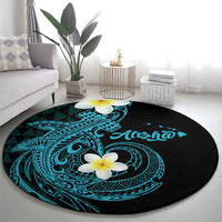 Aloha Hammerhead Shark Round Carpet Calypso Hawaiian Kakau Tribal Tattoo LT9 - Polynesian Pride