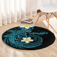 Aloha Hammerhead Shark Round Carpet Calypso Hawaiian Kakau Tribal Tattoo LT9 - Polynesian Pride