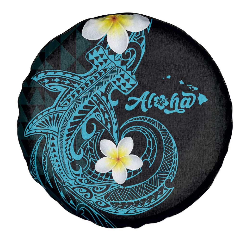 Aloha Hammerhead Shark Spare Tire Cover Calypso Hawaiian Kakau Tribal Tattoo LT9 - Polynesian Pride