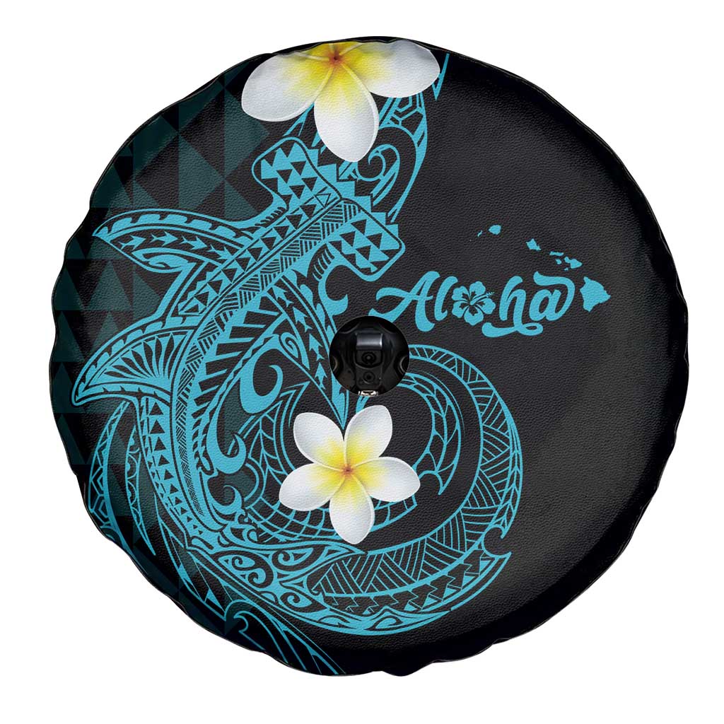 Aloha Hammerhead Shark Spare Tire Cover Calypso Hawaiian Kakau Tribal Tattoo LT9 - Polynesian Pride