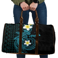 Aloha Hammerhead Shark Travel Bag Calypso Hawaiian Kakau Tribal Tattoo LT9 Blue - Polynesian Pride