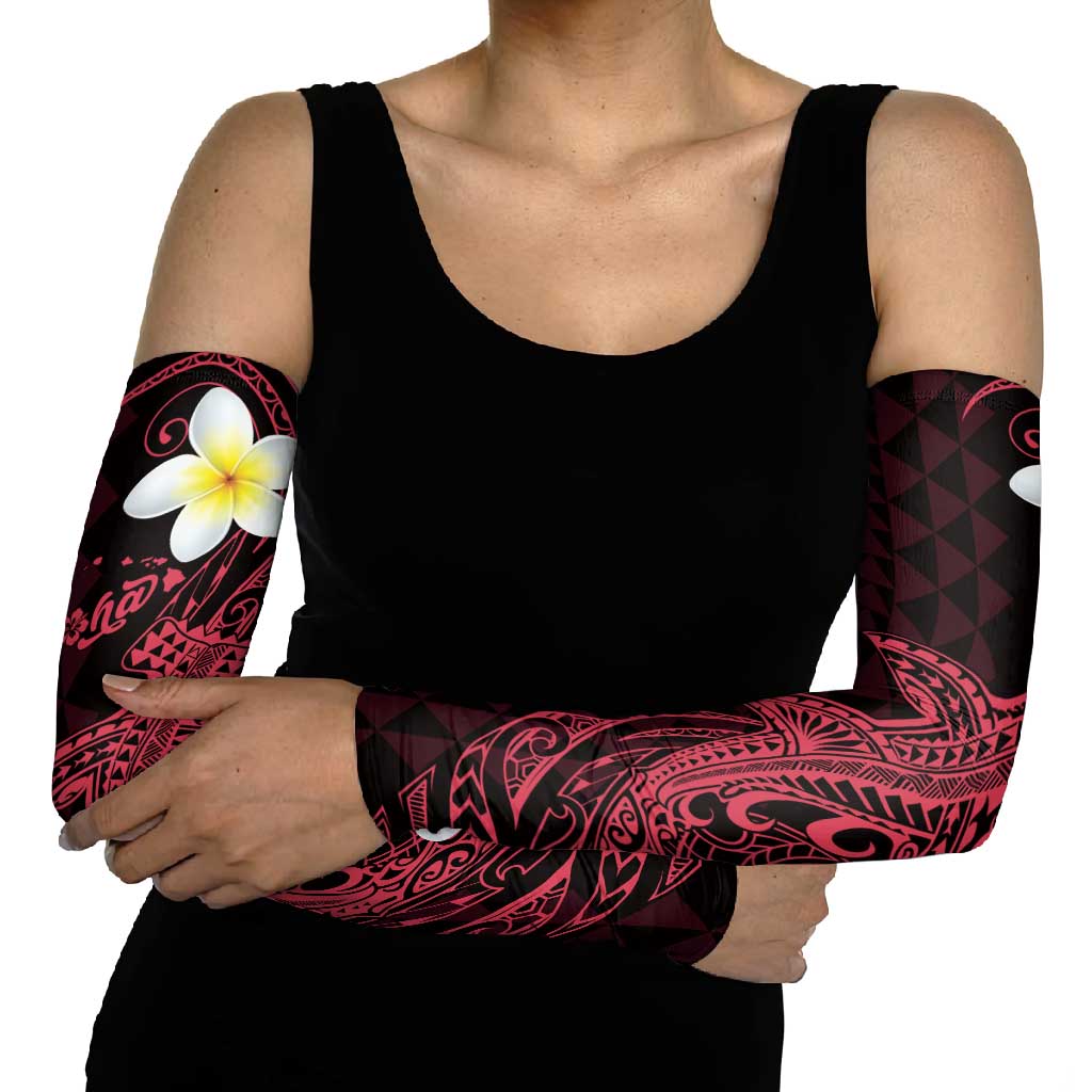 Aloha Hammerhead Shark Arm Sleeves Feverish Pink Hawaiian Kakau Tribal Tattoo LT9 - Polynesian Pride