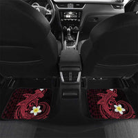 Aloha Hammerhead Shark Car Mats Feverish Pink Hawaiian Kakau Tribal Tattoo LT9 Set 2pcs - Back Pink - Polynesian Pride