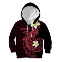 Aloha Hammerhead Shark Kid Hoodie Feverish Pink Hawaiian Kakau Tribal Tattoo LT9 Hoodie Pink - Polynesian Pride