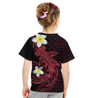 Aloha Hammerhead Shark Kid T Shirt Feverish Pink Hawaiian Kakau Tribal Tattoo LT9 - Polynesian Pride
