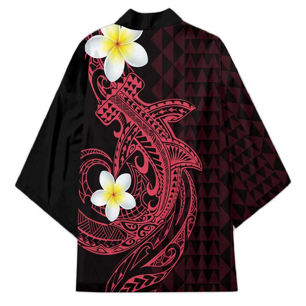 Aloha Hammerhead Shark Kimono Feverish Pink Hawaiian Kakau Tribal Tattoo LT9 - Polynesian Pride