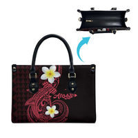 Aloha Hammerhead Shark Leather Bag Feverish Pink Hawaiian Kakau Tribal Tattoo LT9 - Polynesian Pride