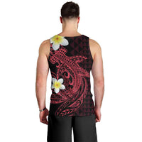 Aloha Hammerhead Shark Men Tank Top Feverish Pink Hawaiian Kakau Tribal Tattoo LT9 - Polynesian Pride