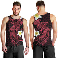 Aloha Hammerhead Shark Men Tank Top Feverish Pink Hawaiian Kakau Tribal Tattoo LT9 - Polynesian Pride