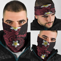 Aloha Hammerhead Shark Neck Gaiter Feverish Pink Hawaiian Kakau Tribal Tattoo LT9 - Polynesian Pride