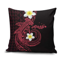 Aloha Hammerhead Shark Pillow Cover Feverish Pink Hawaiian Kakau Tribal Tattoo LT9 Pink - Polynesian Pride