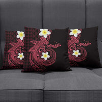 Aloha Hammerhead Shark Pillow Cover Feverish Pink Hawaiian Kakau Tribal Tattoo LT9 - Polynesian Pride
