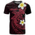 Aloha Hammerhead Shark T Shirt Feverish Pink Hawaiian Kakau Tribal Tattoo
