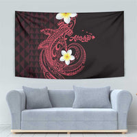 Aloha Hammerhead Shark Tapestry Feverish Pink Hawaiian Kakau Tribal Tattoo LT9 - Polynesian Pride