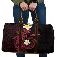 Aloha Hammerhead Shark Travel Bag Feverish Pink Hawaiian Kakau Tribal Tattoo LT9 Pink - Polynesian Pride