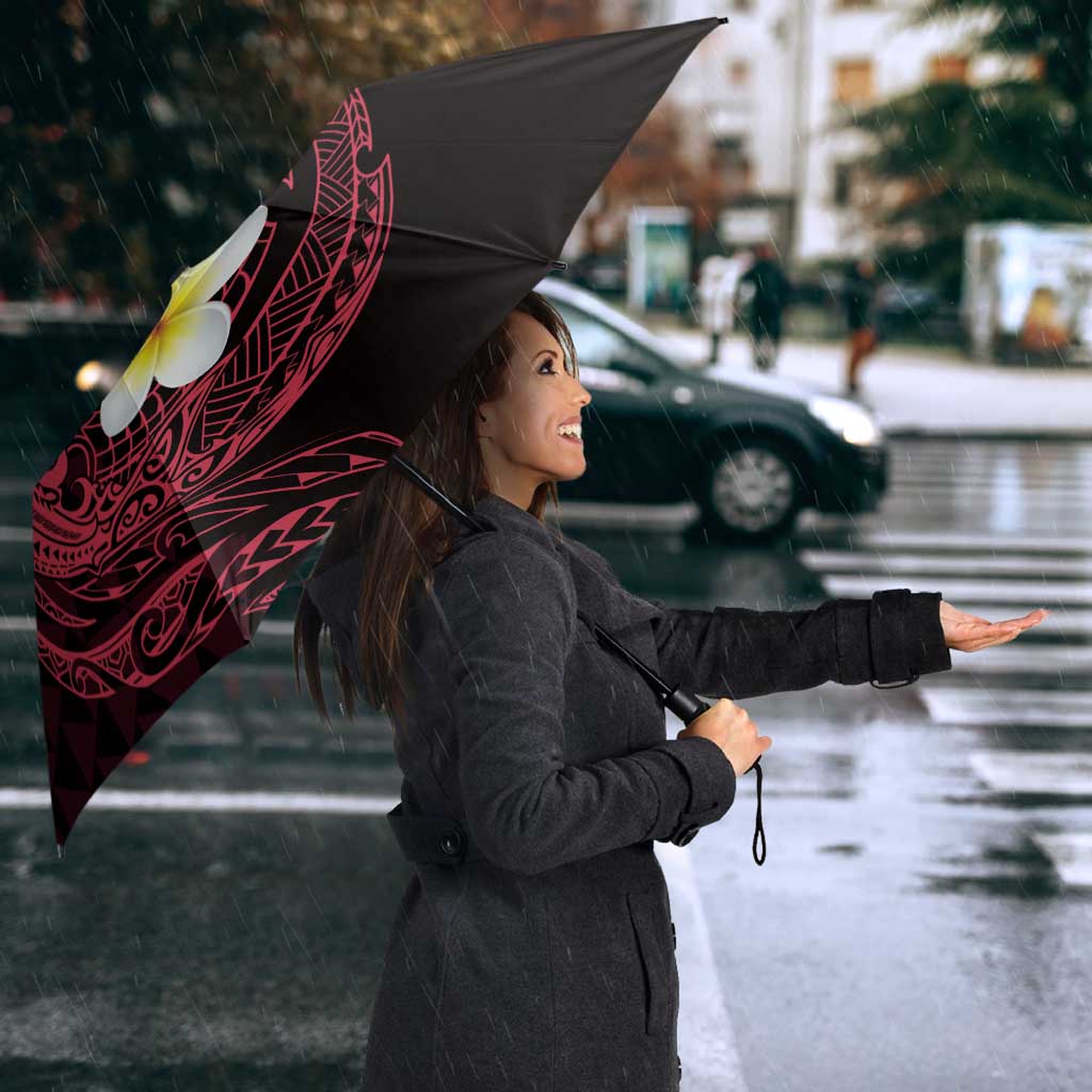 Aloha Hammerhead Shark Umbrella Feverish Pink Hawaiian Kakau Tribal Tattoo LT9 - Polynesian Pride