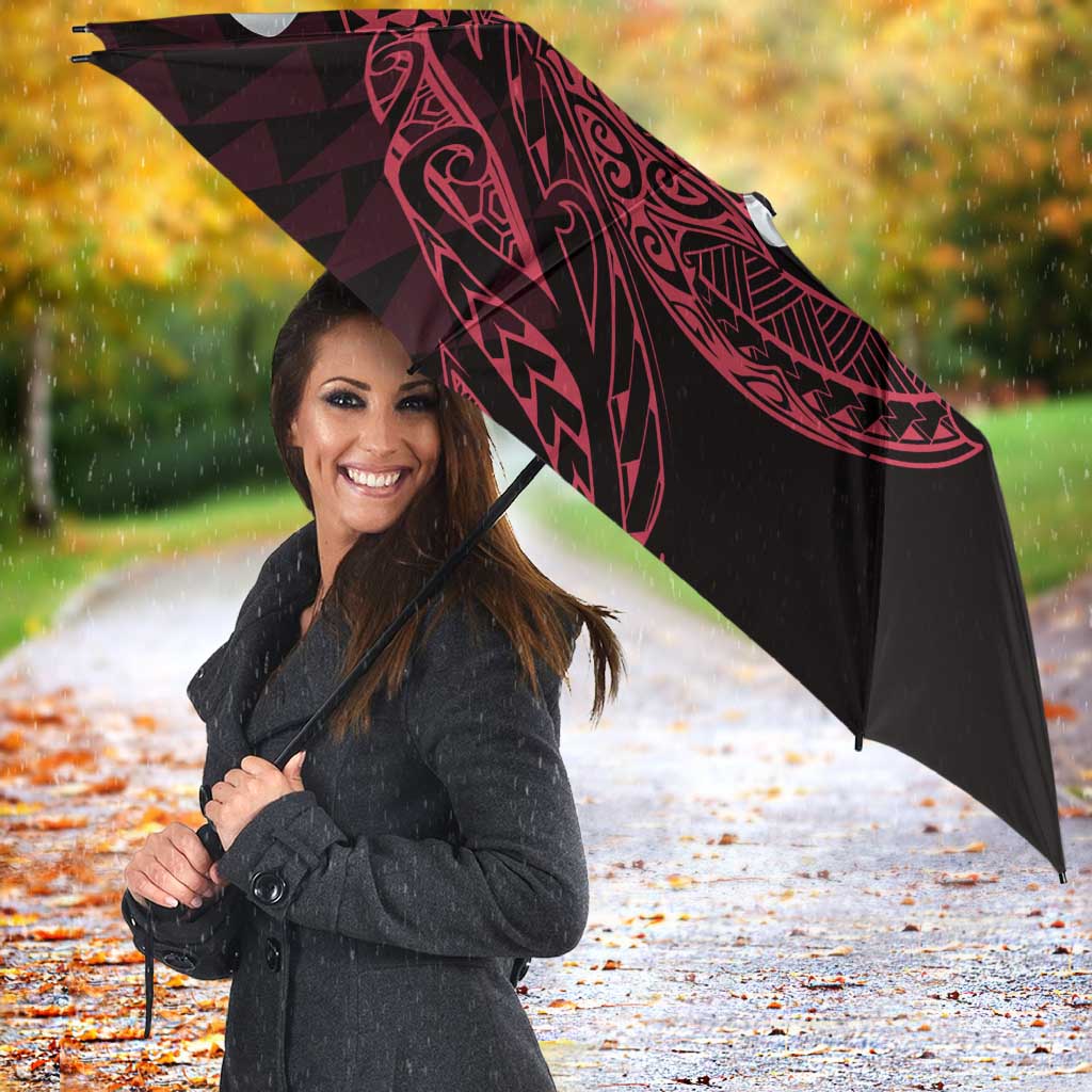 Aloha Hammerhead Shark Umbrella Feverish Pink Hawaiian Kakau Tribal Tattoo LT9 - Polynesian Pride