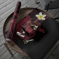 Aloha Hammerhead Shark Wrapping Paper Feverish Pink Hawaiian Kakau Tribal Tattoo LT9 - Polynesian Pride