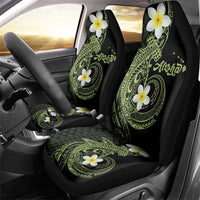 Aloha Hammerhead Shark Car Seat Cover Lime Rickey Hawaiian Kakau Tribal Tattoo LT9 - Polynesian Pride