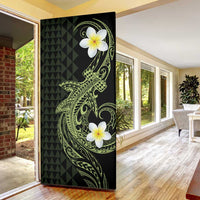 Aloha Hammerhead Shark Door Cover Lime Rickey Hawaiian Kakau Tribal Tattoo LT9 - Polynesian Pride