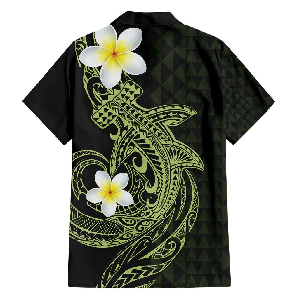 Aloha Hammerhead Shark Hawaiian Shirt Lime Rickey Hawaiian Kakau Tribal Tattoo LT9 - Polynesian Pride