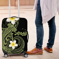 Aloha Hammerhead Shark Luggage Cover Lime Rickey Hawaiian Kakau Tribal Tattoo LT9 Lime - Polynesian Pride