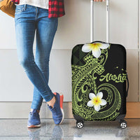 Aloha Hammerhead Shark Luggage Cover Lime Rickey Hawaiian Kakau Tribal Tattoo LT9 - Polynesian Pride