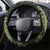 Aloha Hammerhead Shark Steering Wheel Cover Lime Rickey Hawaiian Kakau Tribal Tattoo