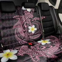 Aloha Hammerhead Shark Back Car Seat Cover Vivacious Pink Hawaiian Kakau Tribal Tattoo LT9 - Polynesian Pride