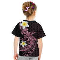 Aloha Hammerhead Shark Kid T Shirt Vivacious Pink Hawaiian Kakau Tribal Tattoo LT9 - Polynesian Pride