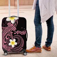 Aloha Hammerhead Shark Luggage Cover Vivacious Pink Hawaiian Kakau Tribal Tattoo LT9 Pink - Polynesian Pride