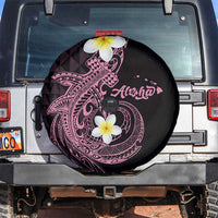 Aloha Hammerhead Shark Spare Tire Cover Vivacious Pink Hawaiian Kakau Tribal Tattoo LT9 Pink - Polynesian Pride